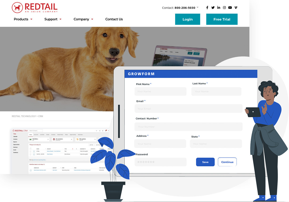 Redtail crm form builder by growform